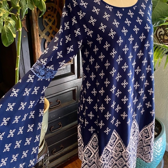 Revolve Band of Gypsies Printed Mini Dress - Picture 14 of 16